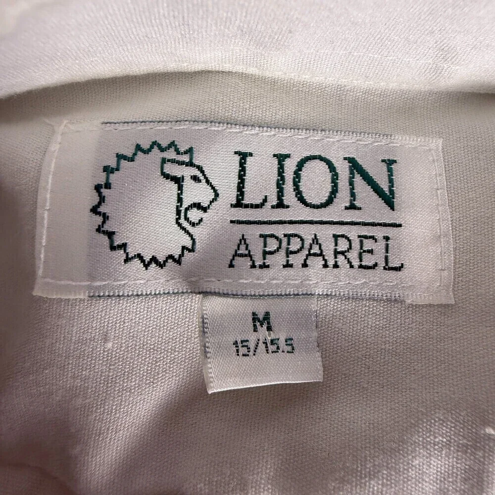 VINTAGE OLYMPICS 1996 ATLANTA SECURITY UNIFORM SHIRT LION APPAREL Sz Medium
